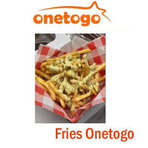 French fries with sauce onetogo